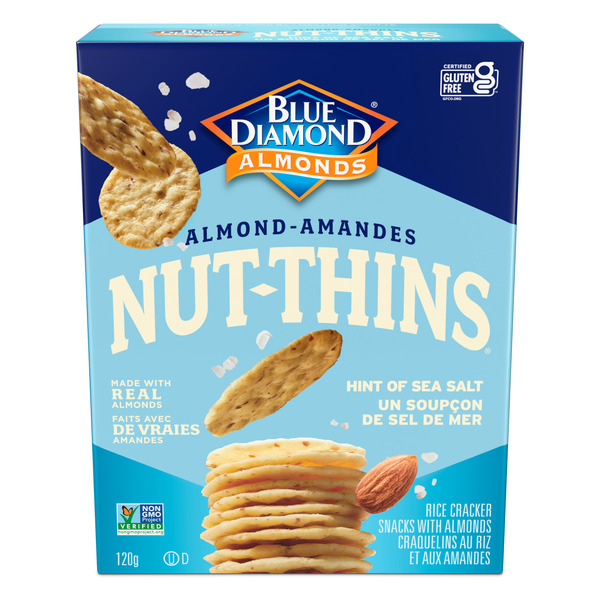 Blue Diamond Crackers, Hint of Sea Salt