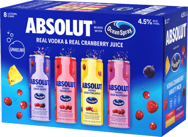 Absolut Ocean Spray Variety