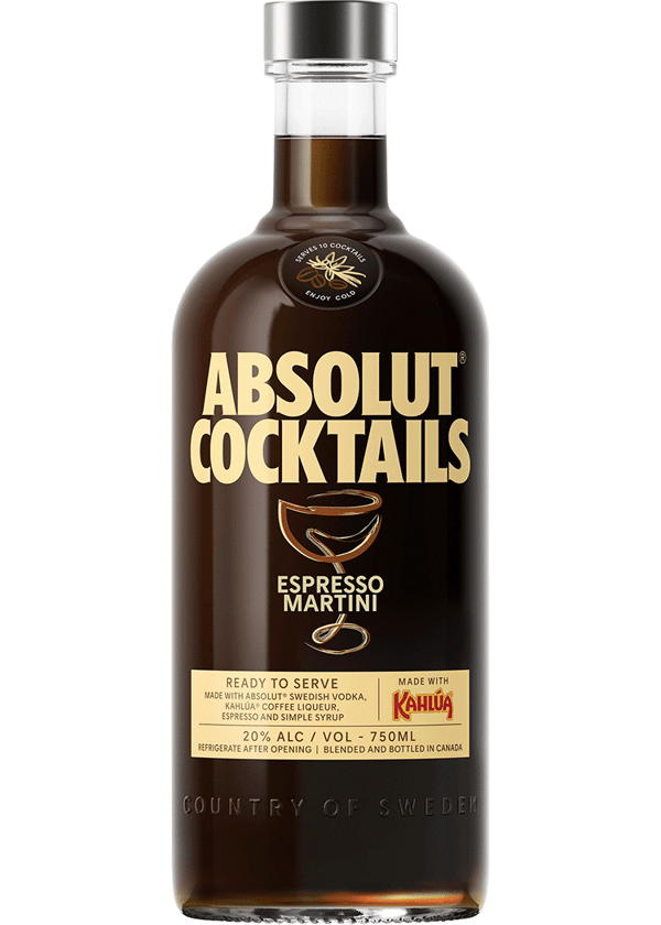 Absolut Cocktails Espresso Martini