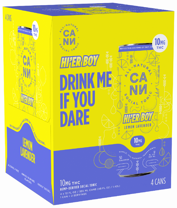 Cann HI'ER BOY THC 10mg Lemon Lavender