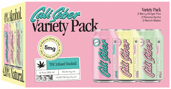 Cali Sober THC 5mg Variety Pack