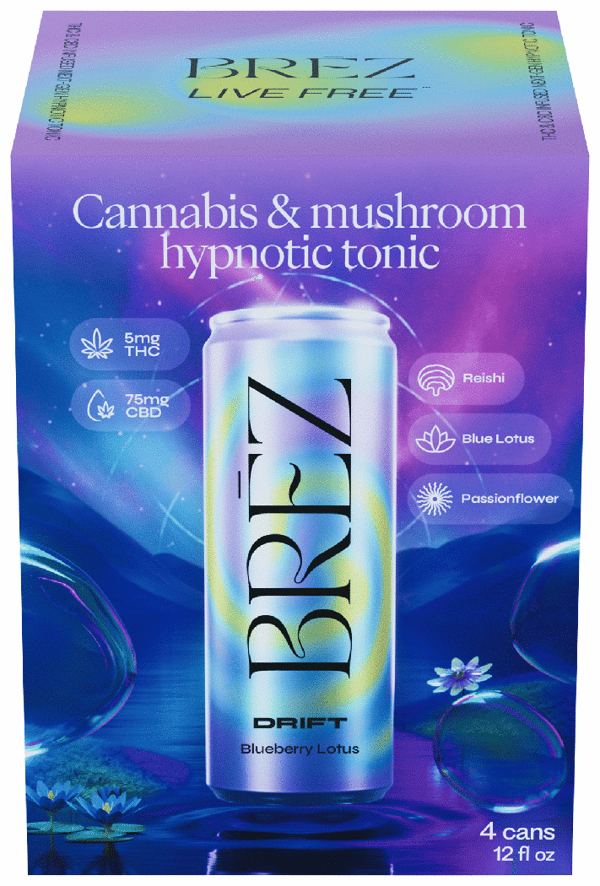 Brez THC 5mg Drift Blueberry Lotus