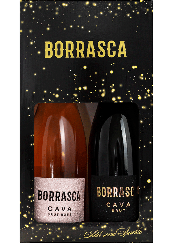 Borrasca Cava and Cava Rose Gift Box