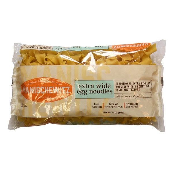 Manischewitz Extra Wide Egg Noodles
