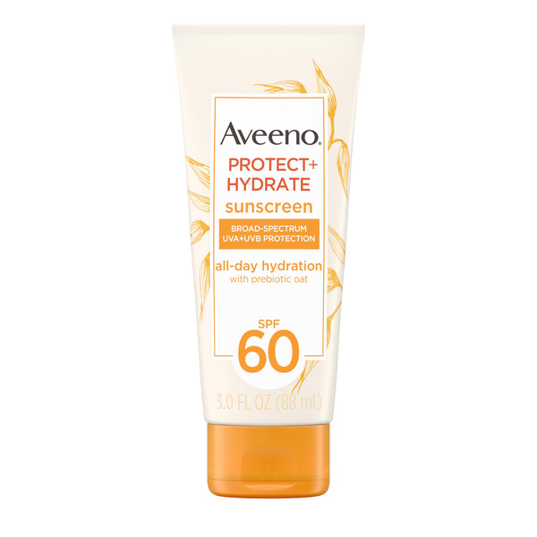 Aveeno Protect + Hydrate Body Sunscreen Lotion with SPF 60, 3.0 fl. oz