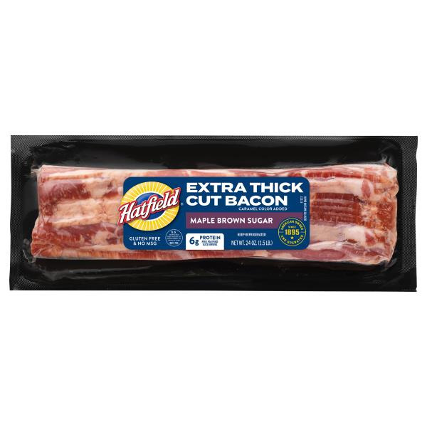 Hatfield Bacon, Extra Thick Cut, Maple Brown Sugar