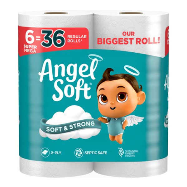 Angel Soft Mega Toilet Paper