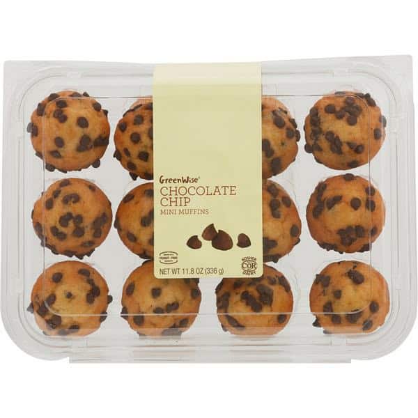 GreenWise Muffins, Chocolate Chip, Mini
