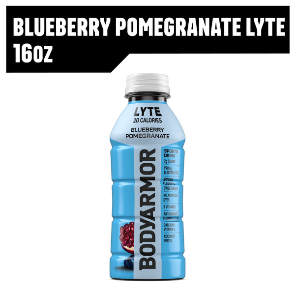 BODYARMOR Lyte Blueberry Pomegranate Sports Drink Bottle