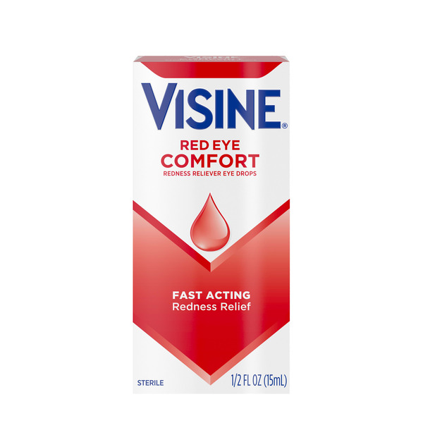 VISINE Red Eye Comfort Redness Relief Eye Drops, 0.5 fl. oz