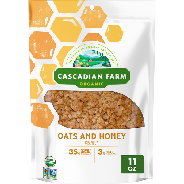Cascadian Farm Organic Oats and Honey Granola Cereal