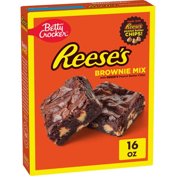 Betty Crocker REESE'S Brownie Mix With REESE’S Peanut Butter Chips