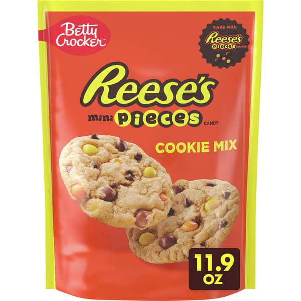 Betty Crocker Peanut Butter Cookie Mix With REESE'S PIECES Minis Candy
