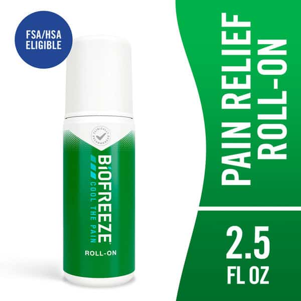 Biofreeze Roll-On Pain-Relieving Gel For Joint Pain, Arthritis, Backaches, & Sore Muscles