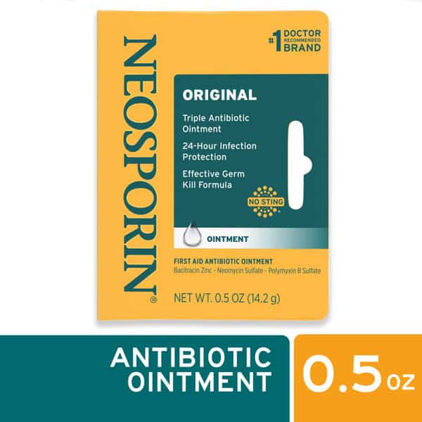 NEOSPORIN Original First Aid Antibiotic Bacitracin Ointment