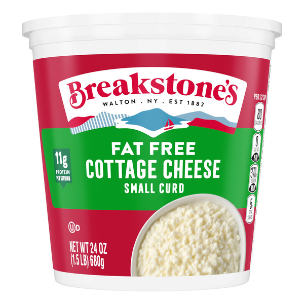 Breakstone's Small Curd Fat Free Cottage Cheese Tub