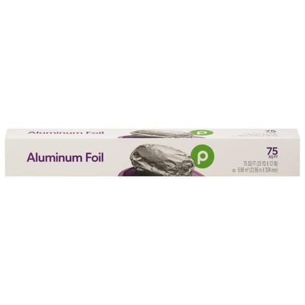 Publix Aluminum Foil, 75 Square Feet