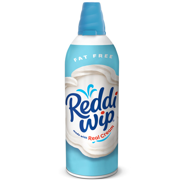 Reddi-wip Fat Free Whipped Topping Made with Real Cream