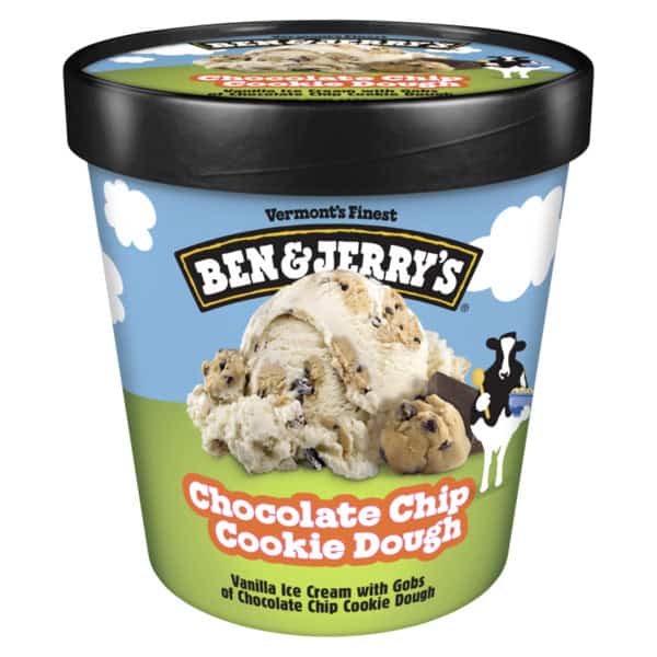 Ben & Jerry's Chocolate Chip Cookie Dough Vanilla Ice Cream Pint