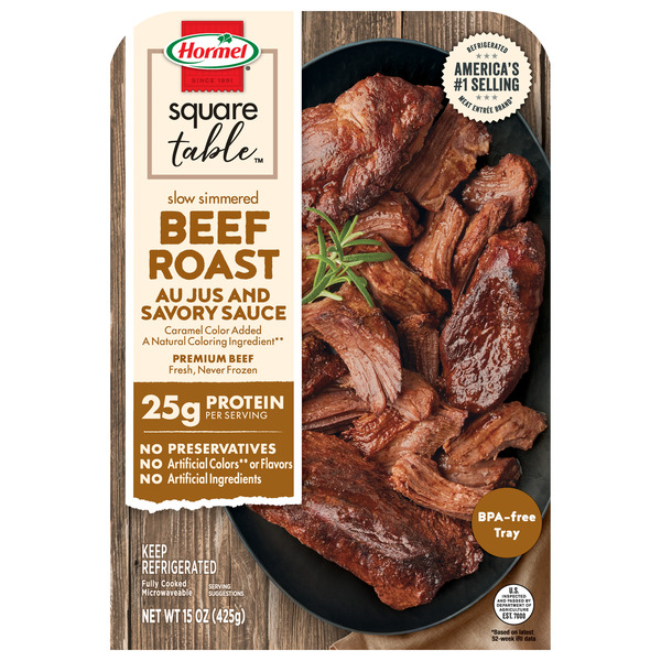 Hormel Square Table Slow Simmered Beef Roast Au Jus and Savory Sauce