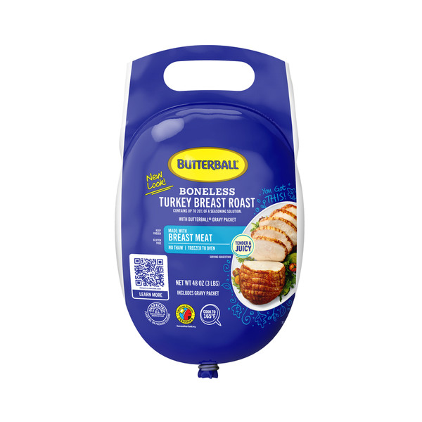 Butterball Frozen Boneless Turkey Breast Roast with Gravy Packet