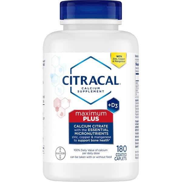 Citracal Calcium Citrate, +D3, Coated Caplets