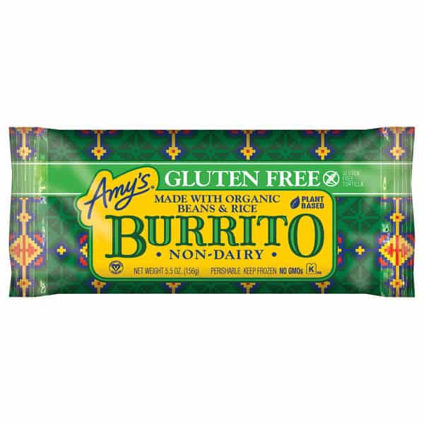 Amy's Kitchen Burrito, Non-Dairy