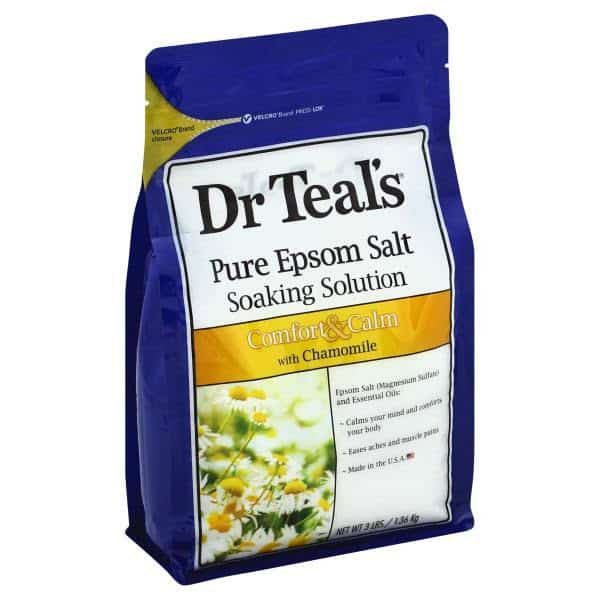 Dr Teal’s Soaking Solution, Pure Epsom Salt, Comfort & Calm, with Chamomile