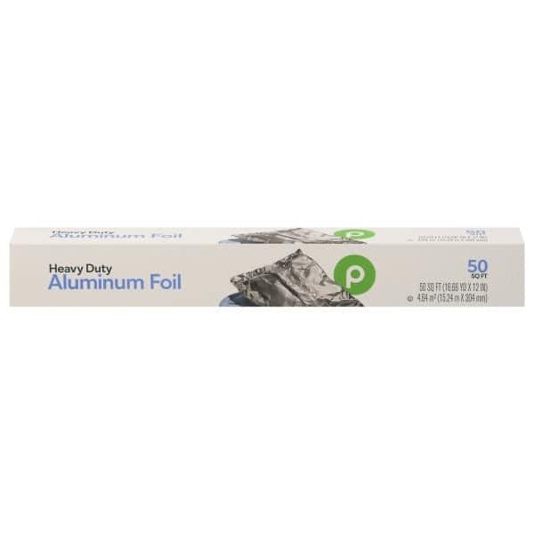 Publix Aluminum Foil, Heavy Duty, 50 Square Feet