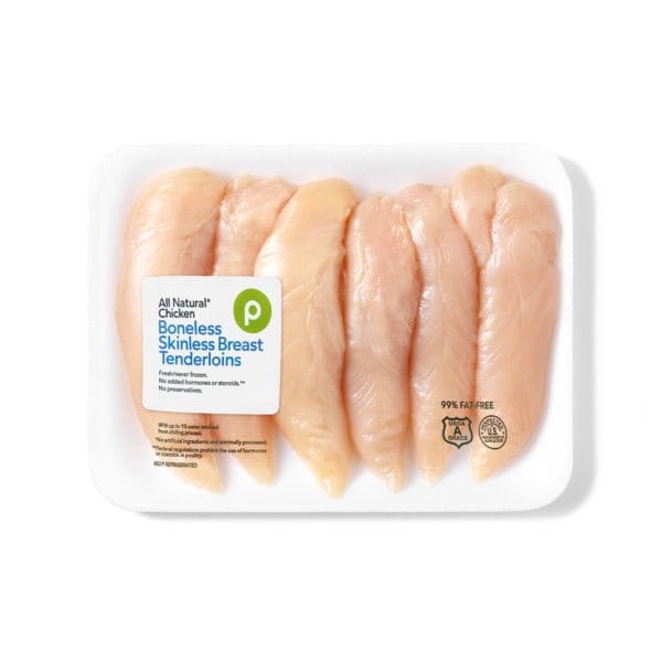 Publix Chicken Tenderloins, 99% Fat Free, USDA Grade A, Vegetable Fed