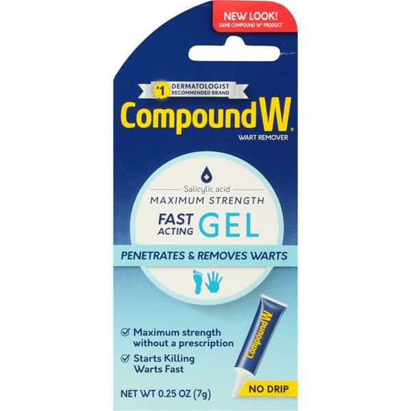 Compound W Wart Remover, Maximum Strength, Fast-Acting Gel