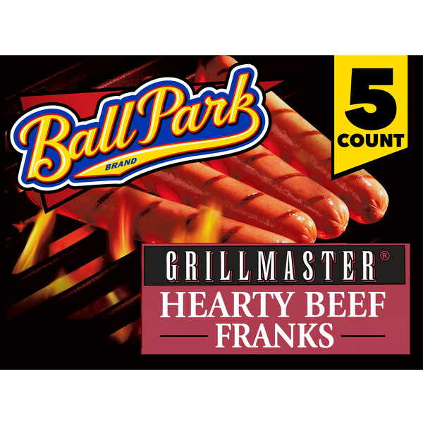 Ball Park Grillmaster Hearty Beef Hot Dogs