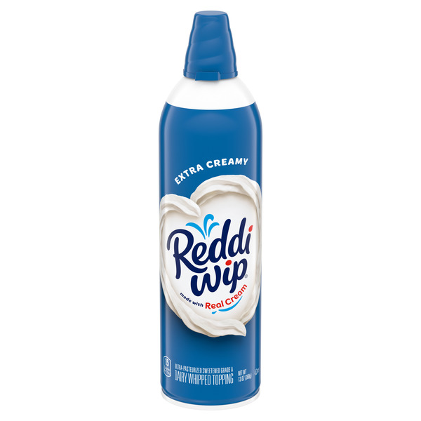 Reddi-wip Extra Creamy Whipped Topping Made with Real Cream