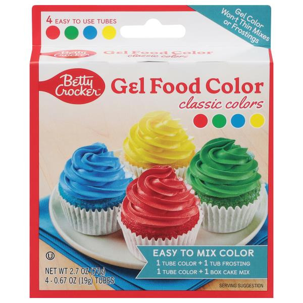 Betty Crocker Gel Food Color, Classic Colors