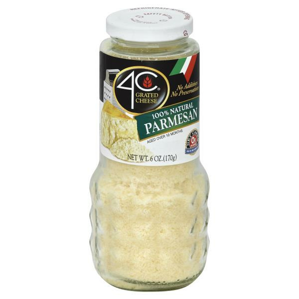 4C Foods Cheese, Grated, Parmesan