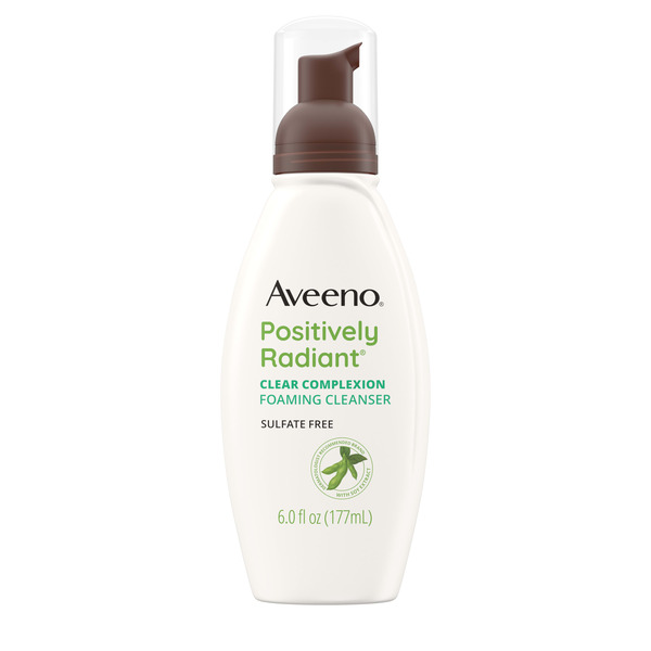 Aveeno Clear Complexion Foaming Facial Cleanser, Oil-Free, 6 fl. oz