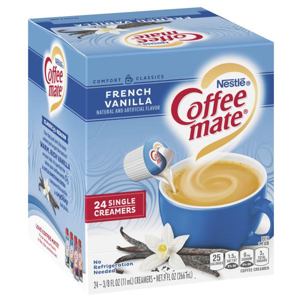 Coffee mate French Vanilla Liquid Coffee Creamer Singles
