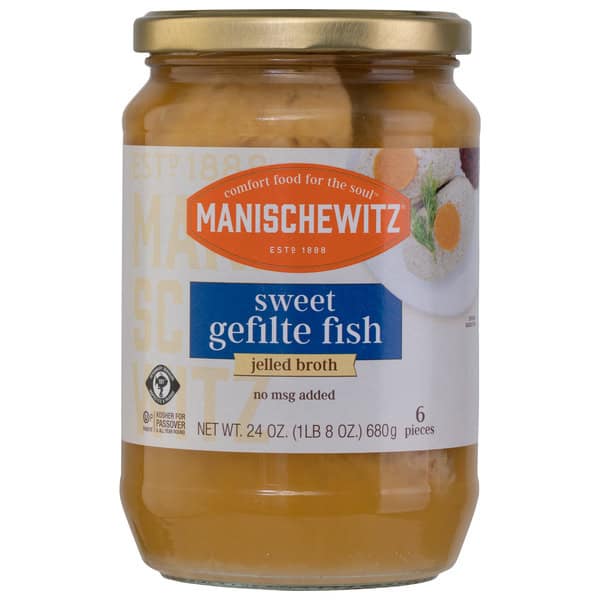 Manischewitz Gefilte Fish, Sweet, in Jellied