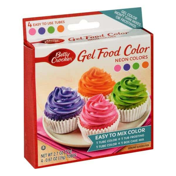 Betty Crocker Food Color, Gel, Neon Colors