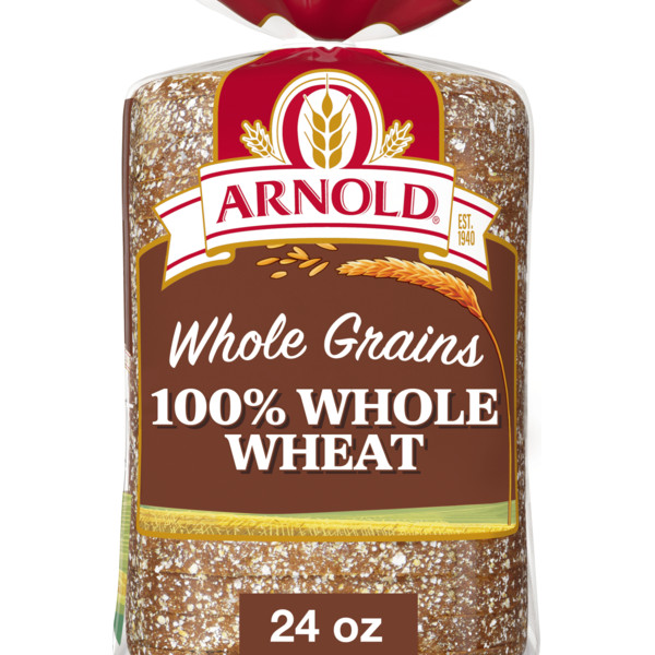Arnold Whole Grains, 100% Whole Wheat Bread