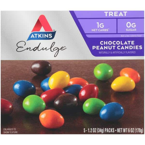 Atkins Treat Chocolate Peanut Candies