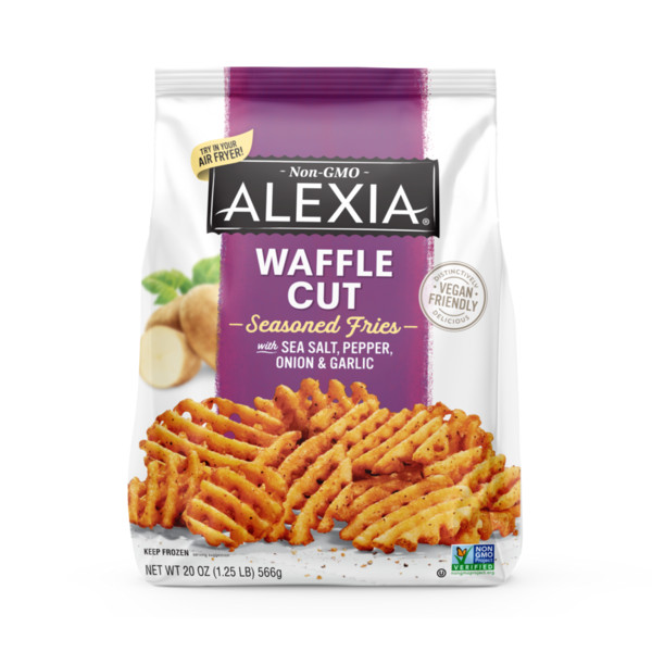 Alexia Fries, with Sea Salt, Pepper, Onion & Garlic, Seasoned, Waffle Cut