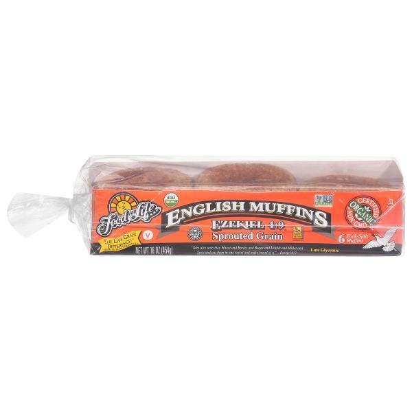 Food for Life Sprouted Grain Fork-Split English Muffins