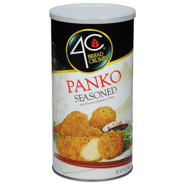 4C Foods Bread Crumbs, Seasoned, Panko