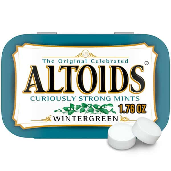 Altoids Wintergreen Sugar Free Breath Mints Single Pack