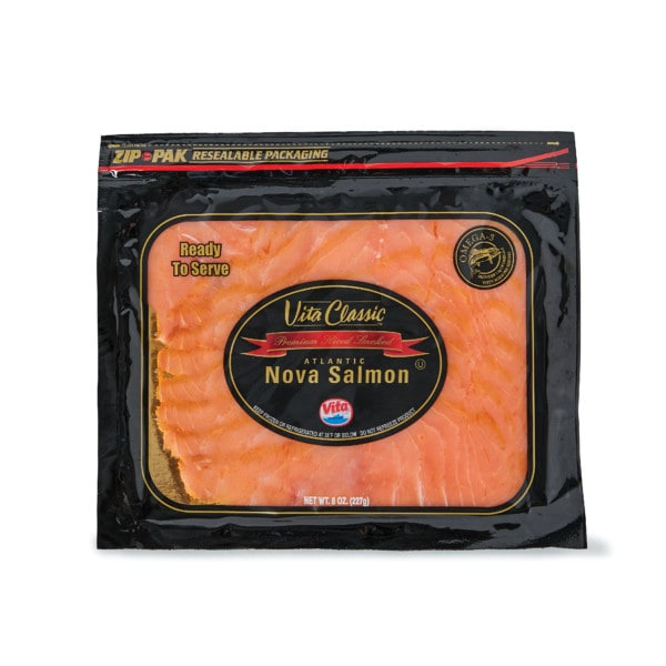 Vita Classic Nova Salmon, Atlantic, Premium, Sliced Smoked