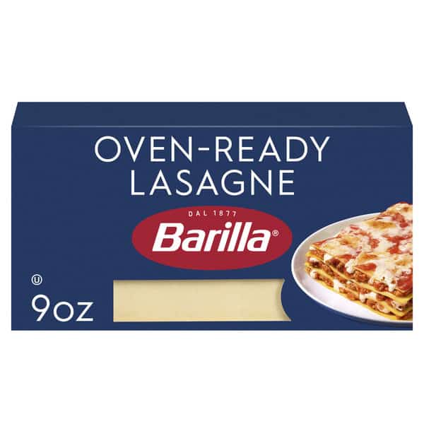 Barilla Oven-Ready Lasagne - Pasta Made with Durum Wheat Semolina & Kosher Certified