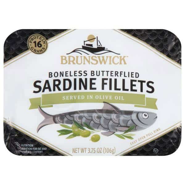 Brunswick Sardine Fillets, Butterflied, Boneless