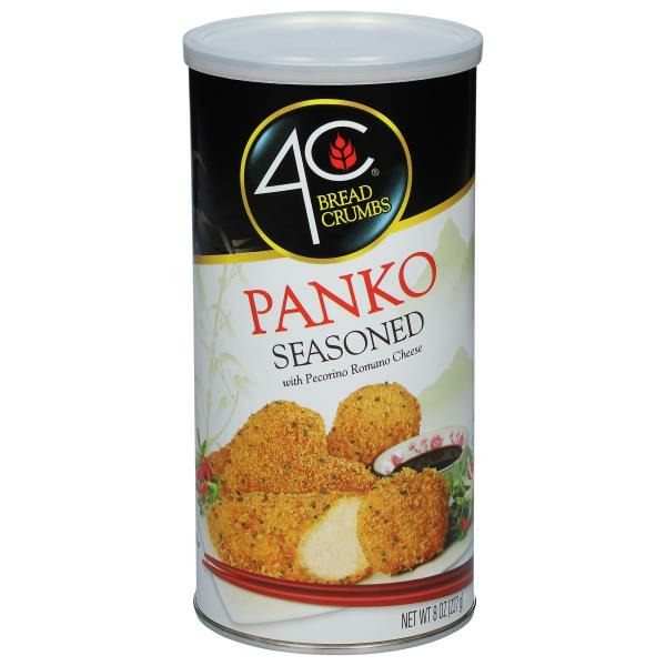 4C Foods Bread Crumbs, Seasoned, Panko