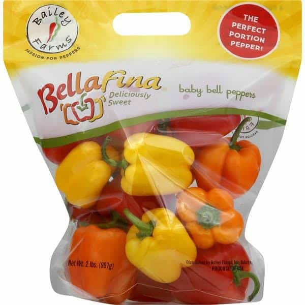 Bailey Farms BellaFina Bell Peppers, Baby